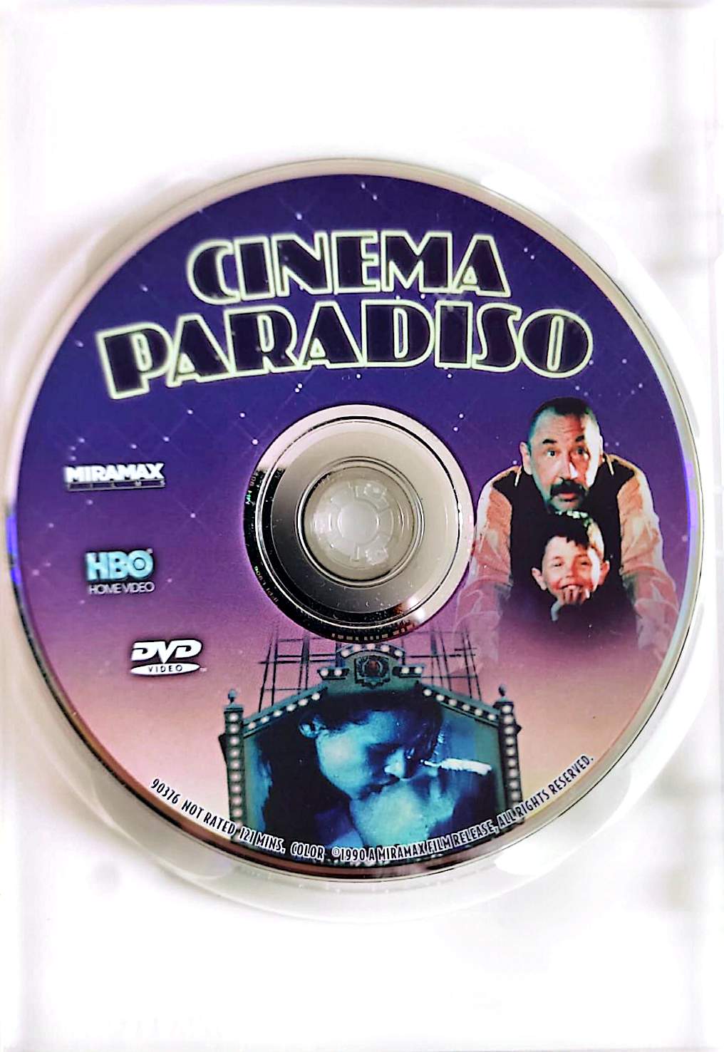 Cinema Paradiso DVD Film Drame Italien Giuseppe Tornatore CD Seul Sans Boîtier