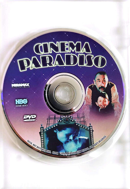 Cinema Paradiso DVD Film Drame Italien Giuseppe Tornatore CD Seul Sans Boîtier