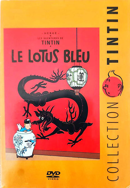Las aventuras de Tintín: El loto azul DVD completo dibujos animados Hergé edición colección Tintín