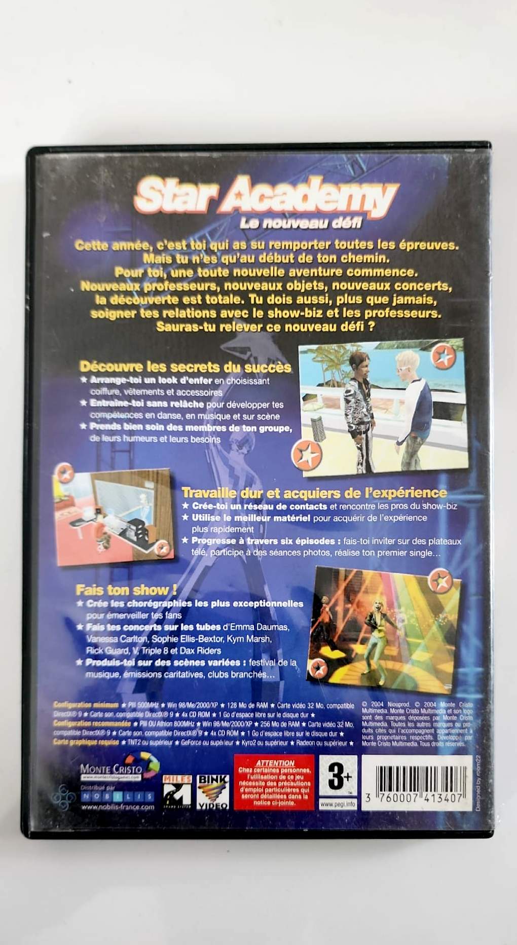 Star Academy : Le Nouveau Défi – PC CD-ROM – Simulation Musicale – Version Française