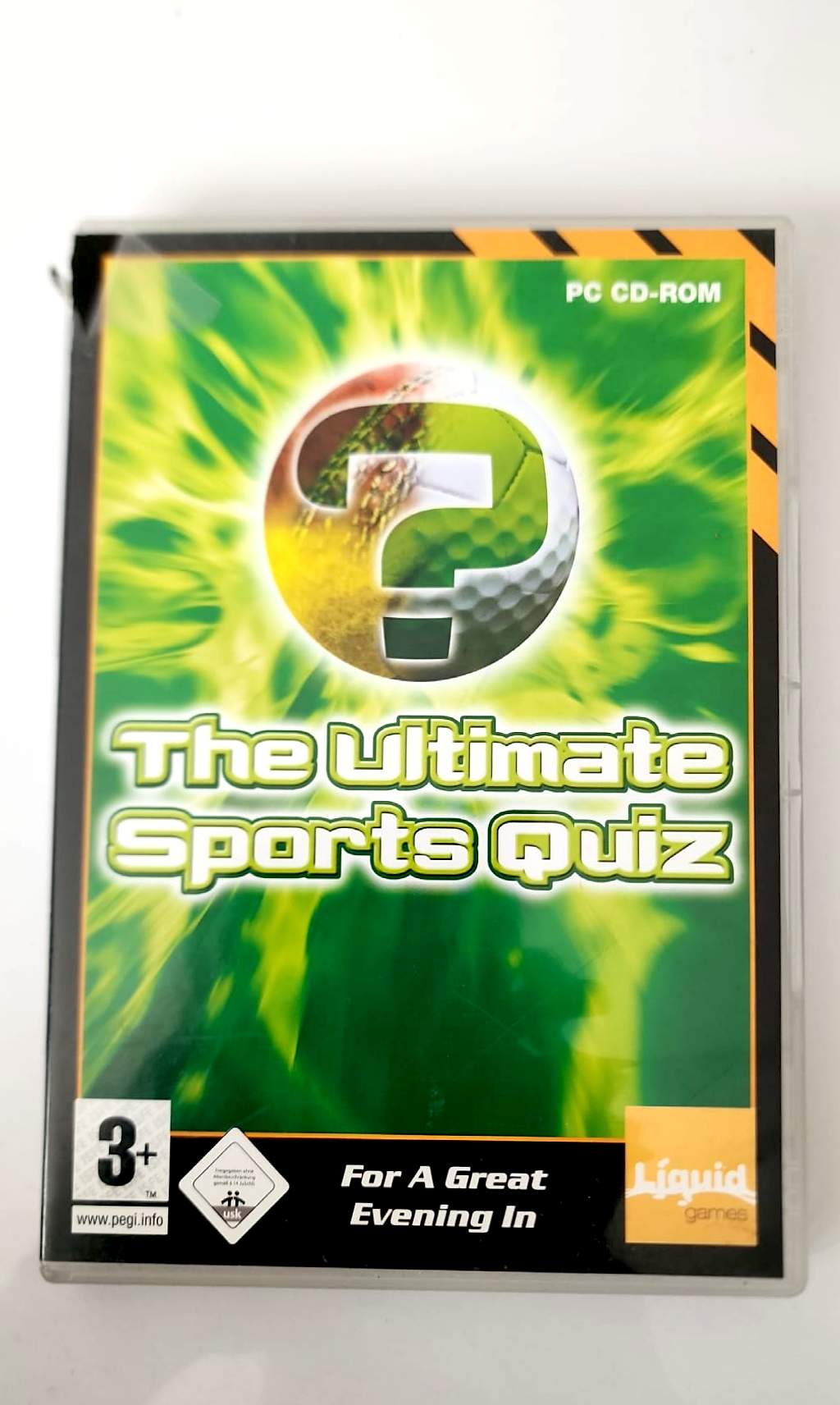 The Ultimate Sports Quiz – PC CD-ROM – Quiz Sportif Multijoueur – Liquid Games – Version Française