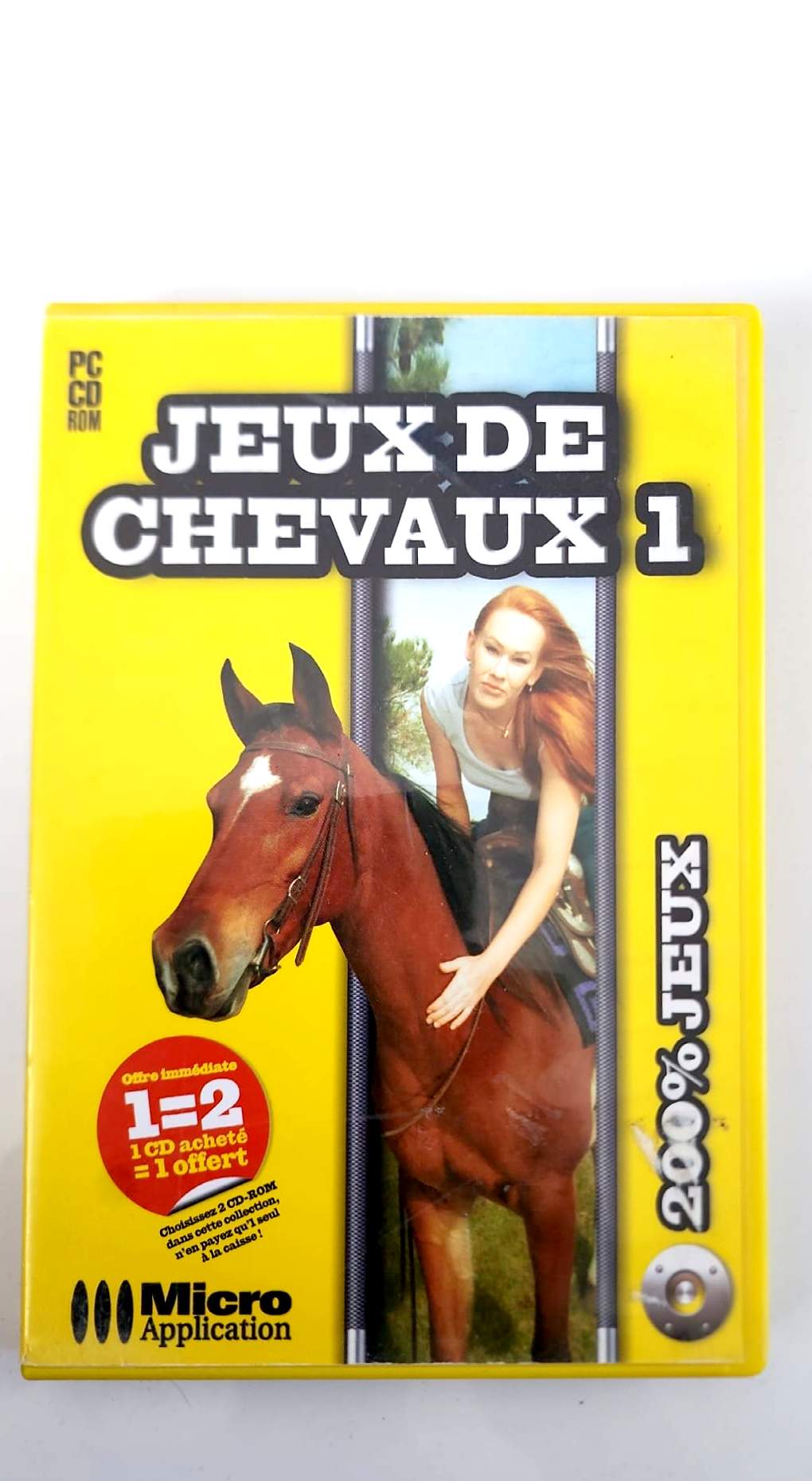 Jeux de Chevaux 1 – PC CD-ROM – 10 Mini-Jeux Équestres – Enfants – Version Française