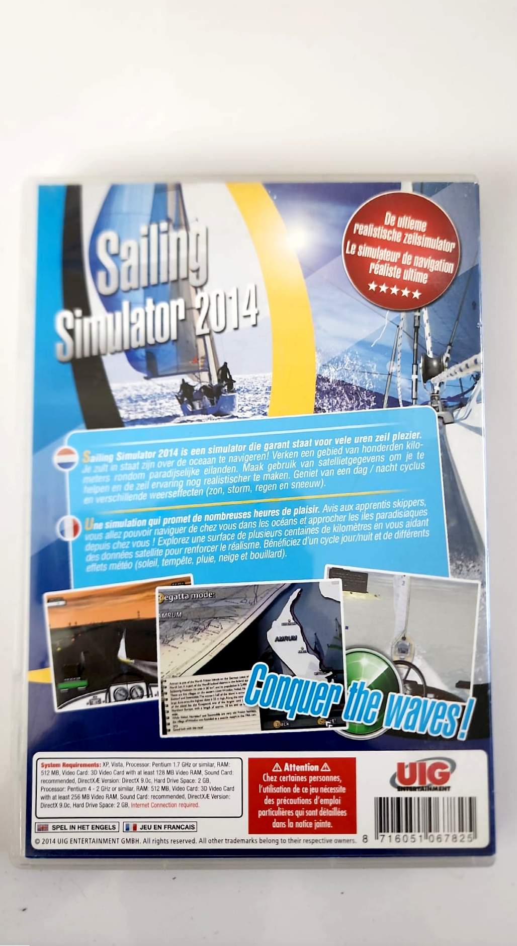 Sailing Simulator 2014 – PC CD-ROM – Simulation de Voile et Navigation – Version Française