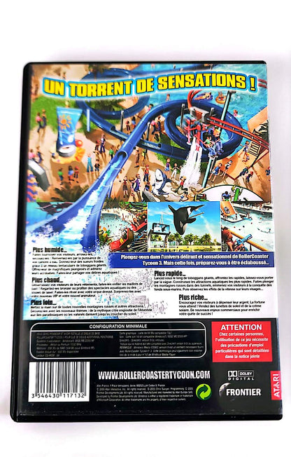 RollerCoaster Tycoon 3 : Délires Aquatiques ! – Extension PC CD-ROM – Jeu de Gestion – Version Française