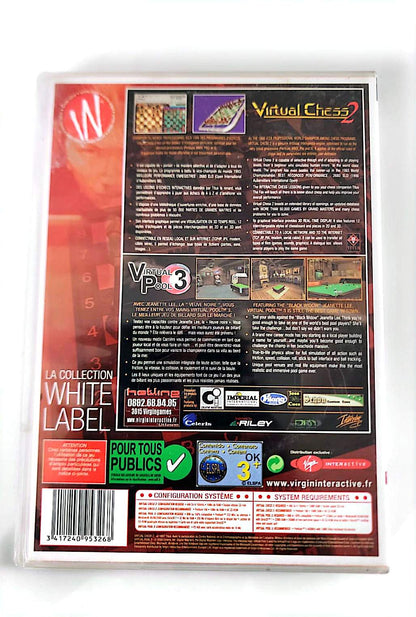 La Collection White Label N°26 – Virtual Chess 2 + Virtual Pool 3 – Jeu PC CD-ROM – Version Française