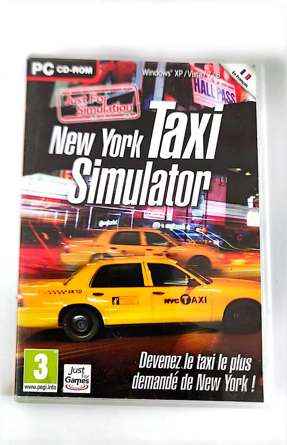 New York Taxi Simulator – Jeu PC CD-ROM – Simulation de Conduite – Version Française