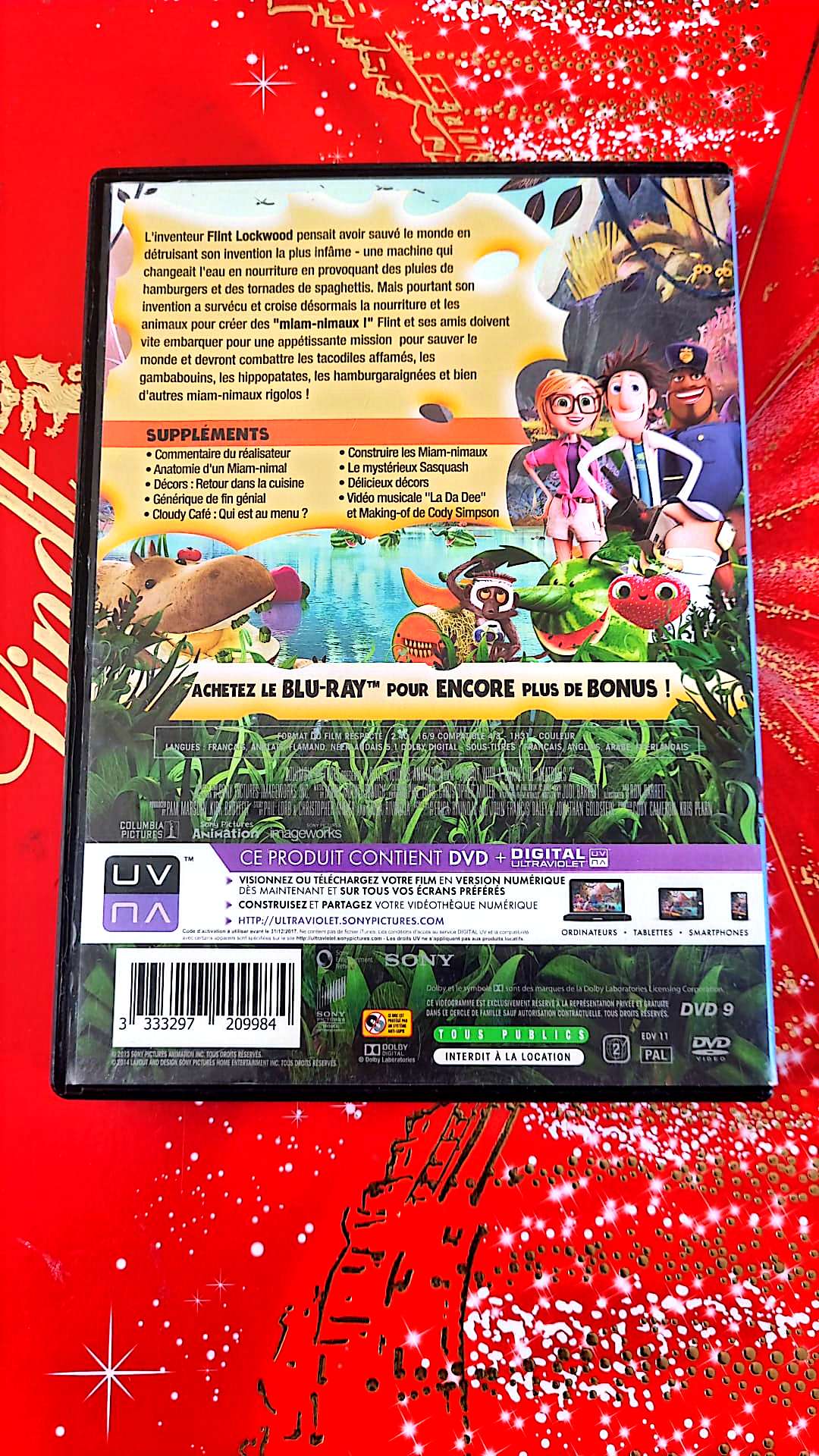 DVD : l'île des miam-nimaux tempête de boulettes géantes 2