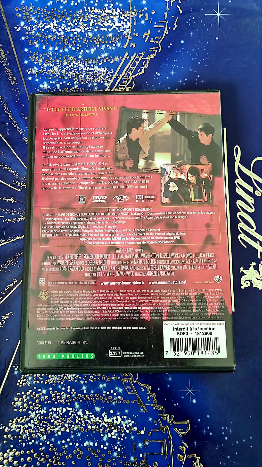 DVD jetli Roméo doit mourir