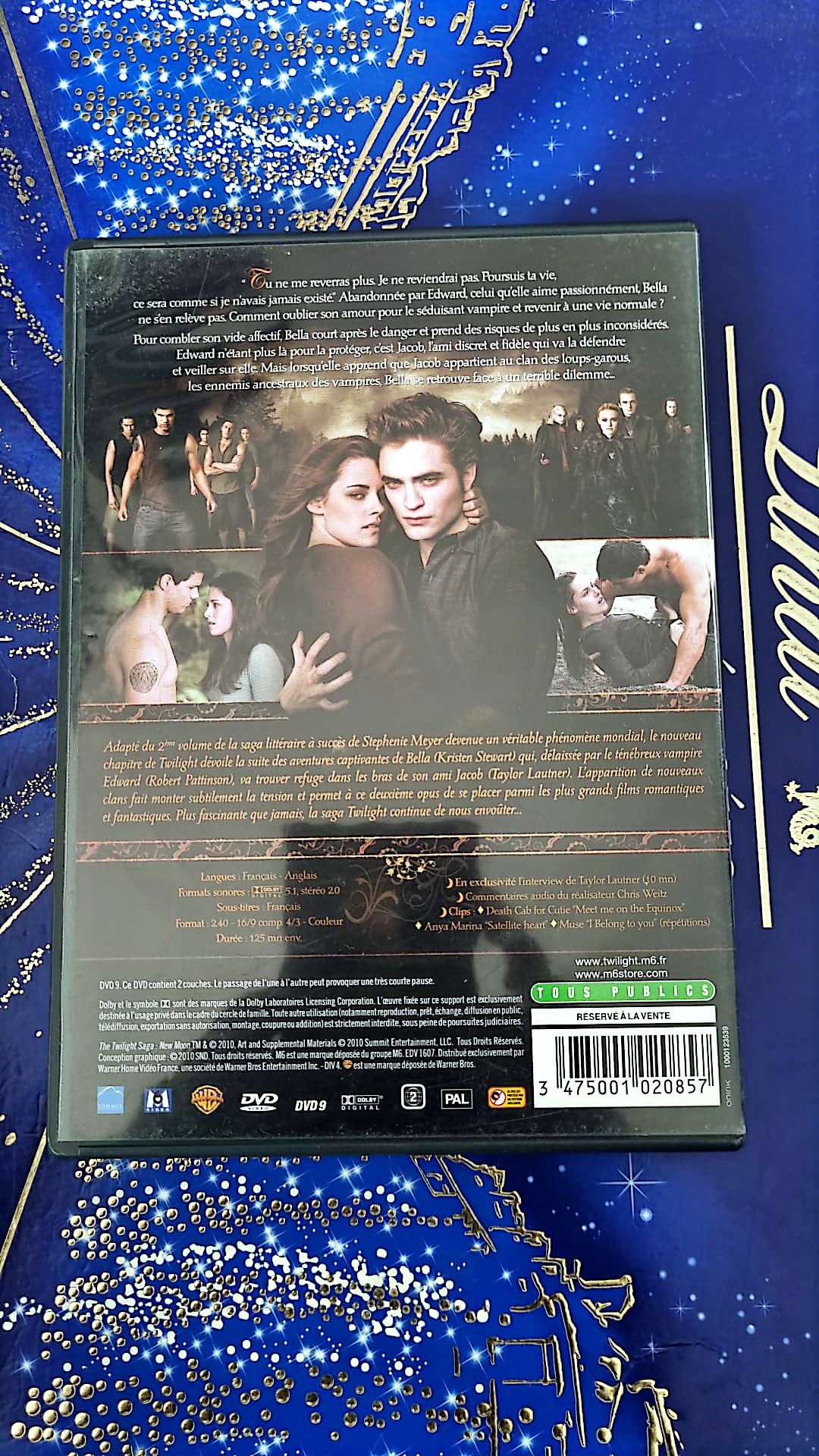DVD Twilight chapitre 2 tentation