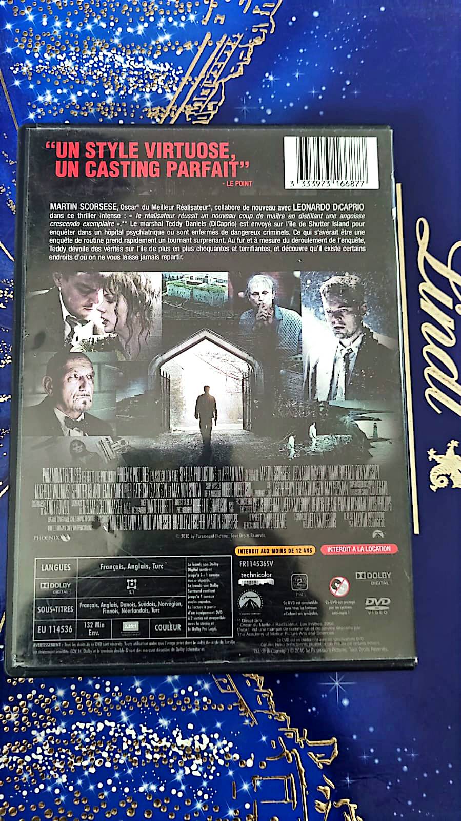 dvd leonardo dicaprio shutter island