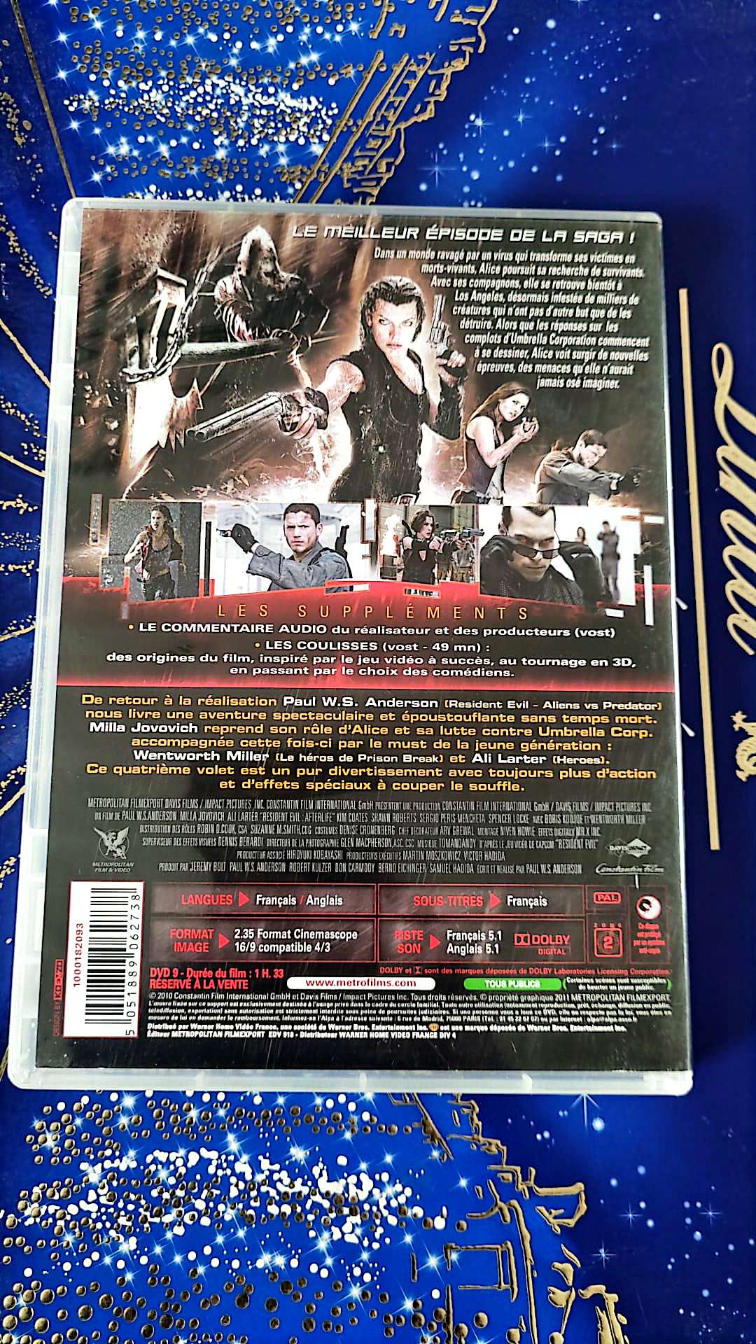 DVD résident evil afterlife
