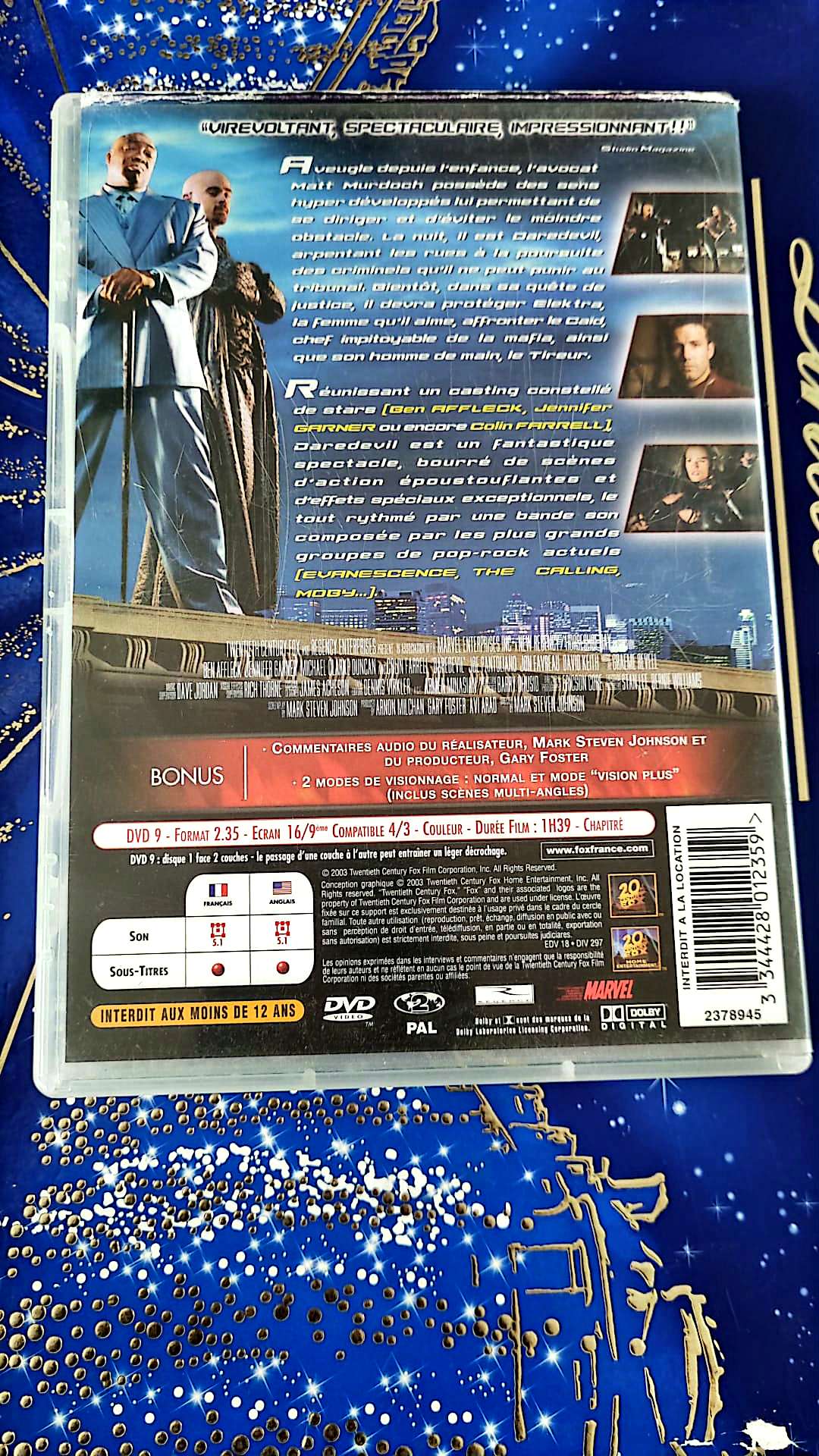 DVD Ben Affleck Daredevil