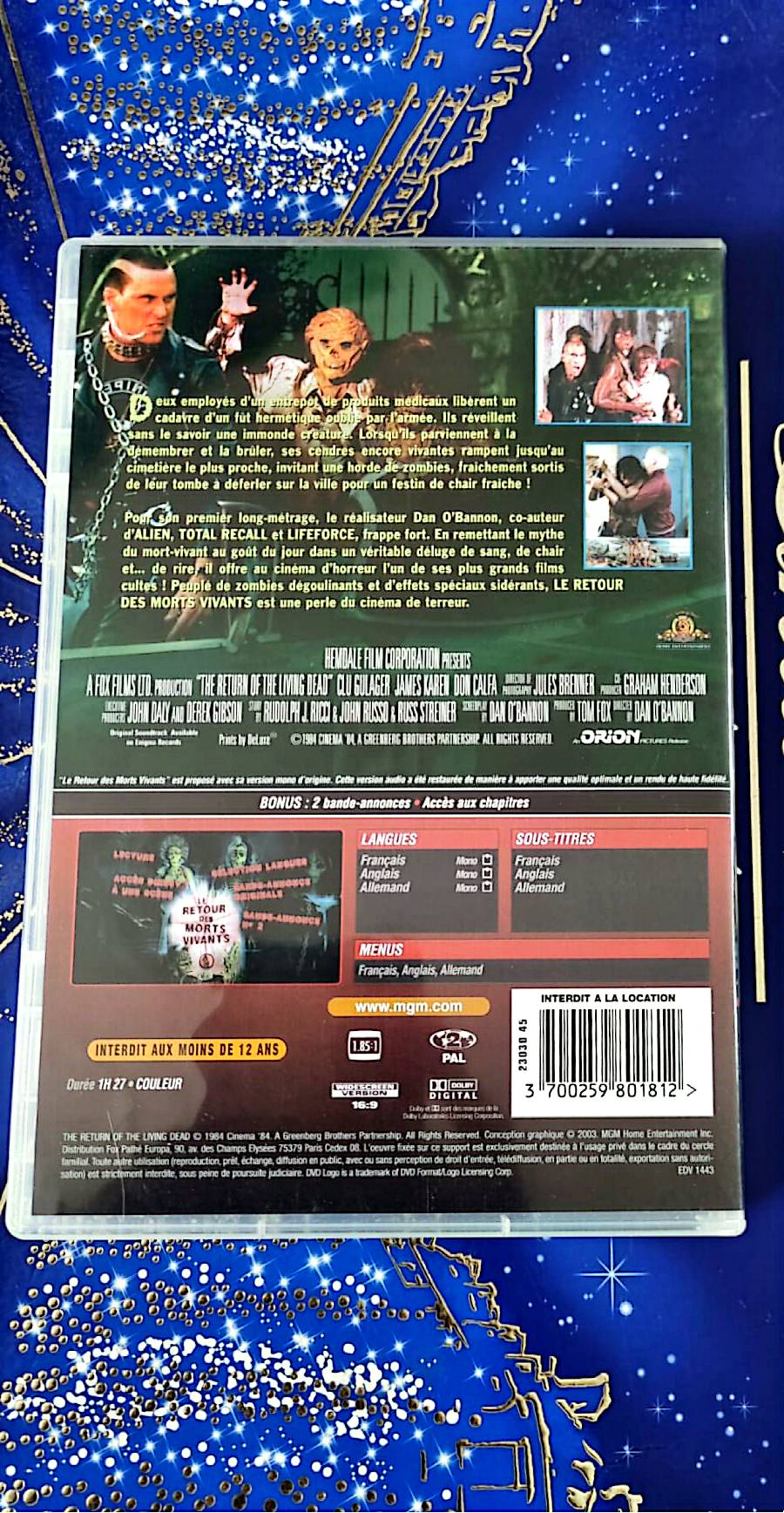 DVD : le retour des morts vivants