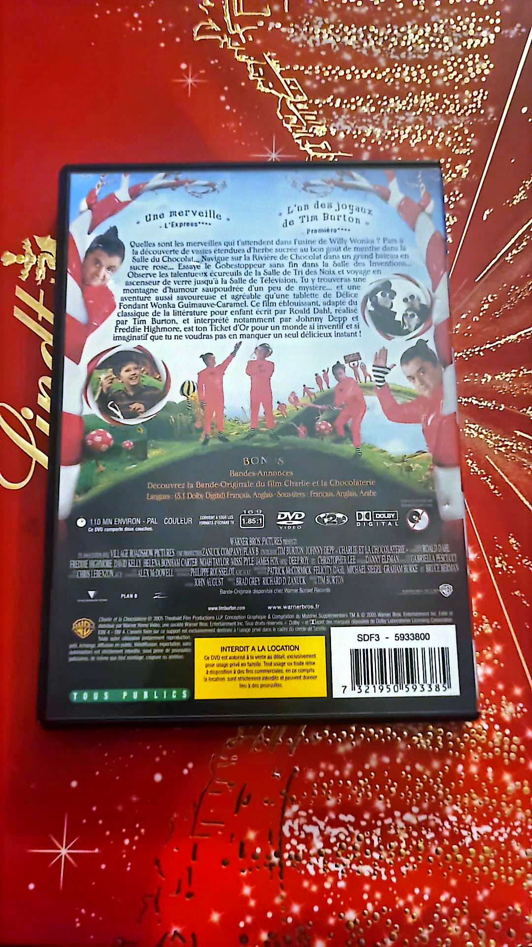 Dvd Charlie Et La Chocolaterie