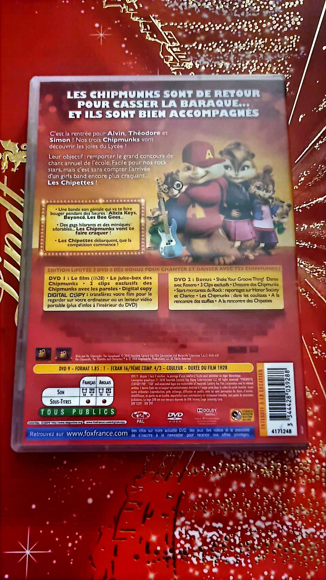 Dvd Alvin Et Les Chipmunks 2