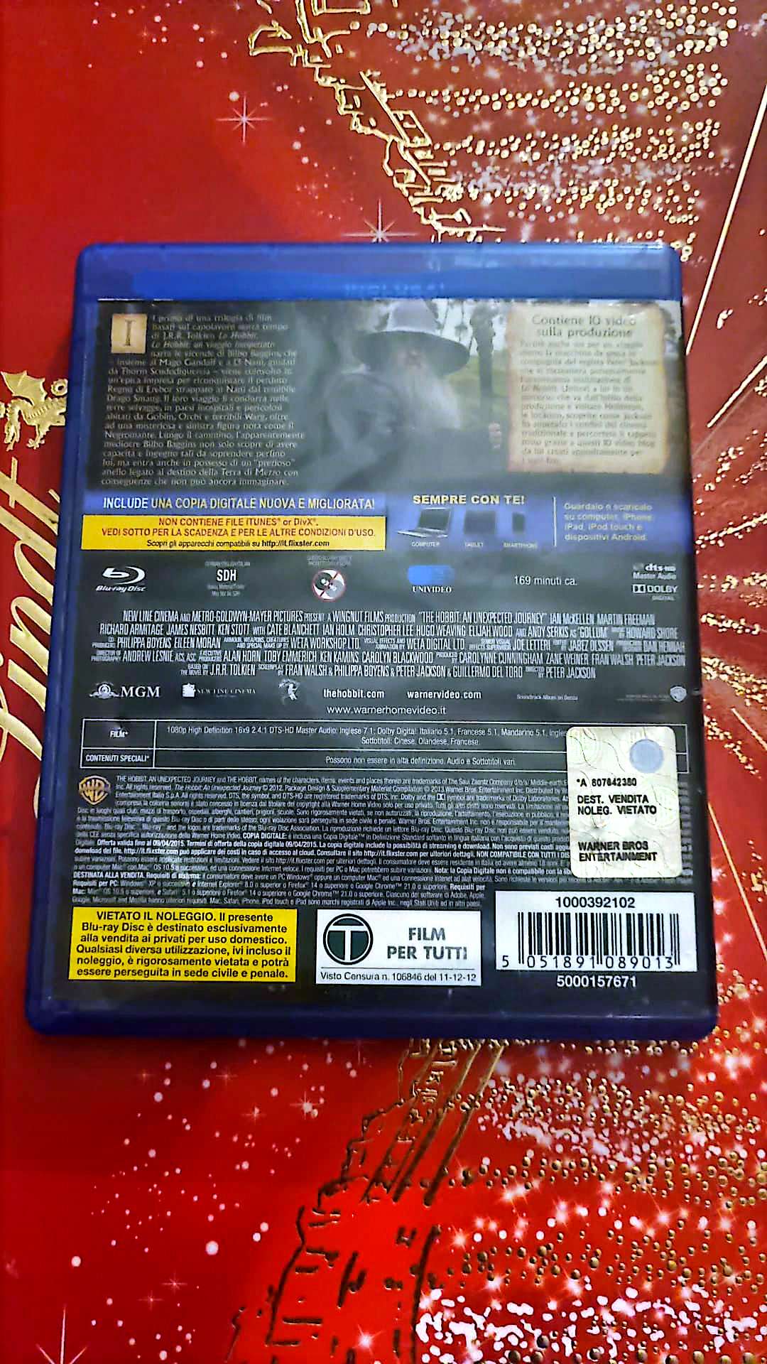 Dvd Lo Hobbit Un Viaggio Inaspettato