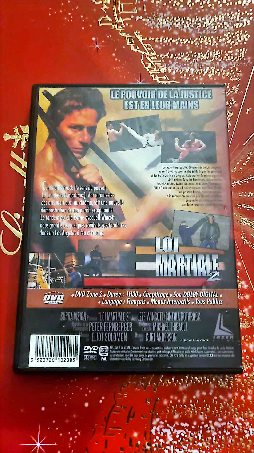DVD LOI MARTIALE 2