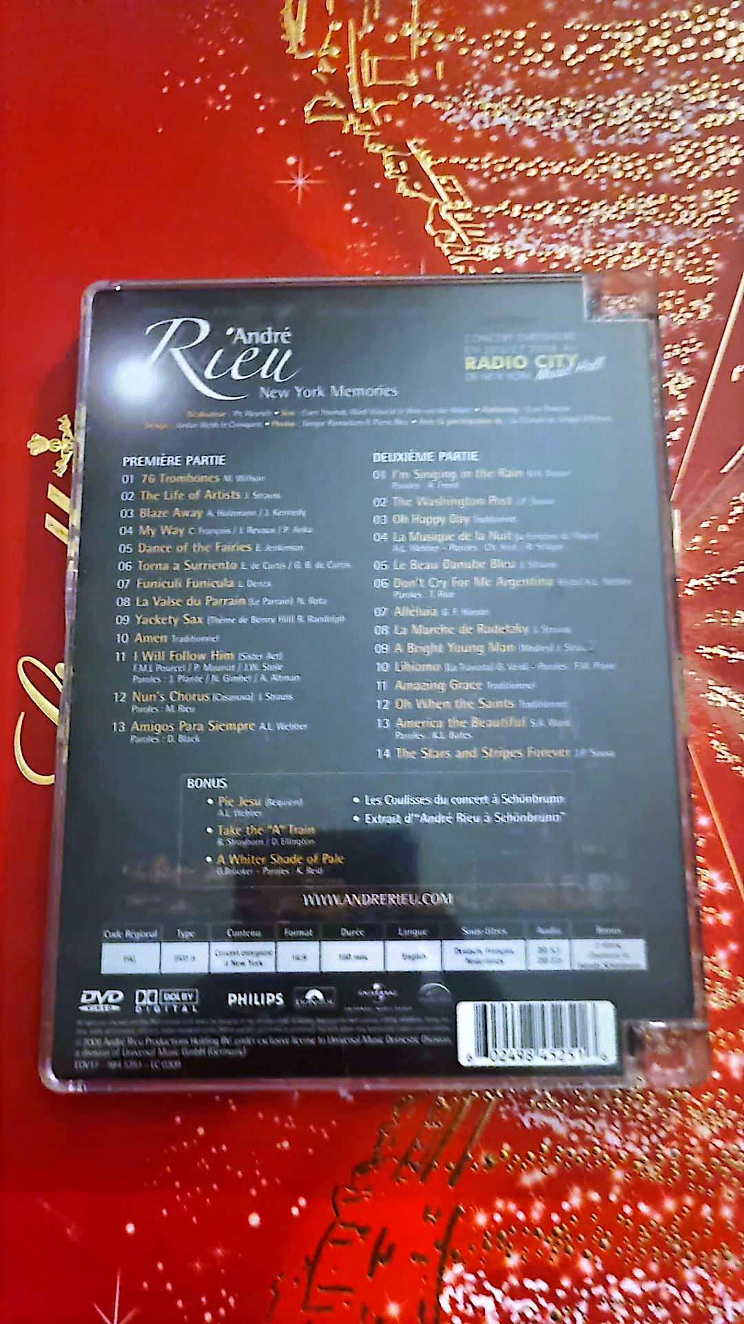 Dvd André Rieu New York Memories