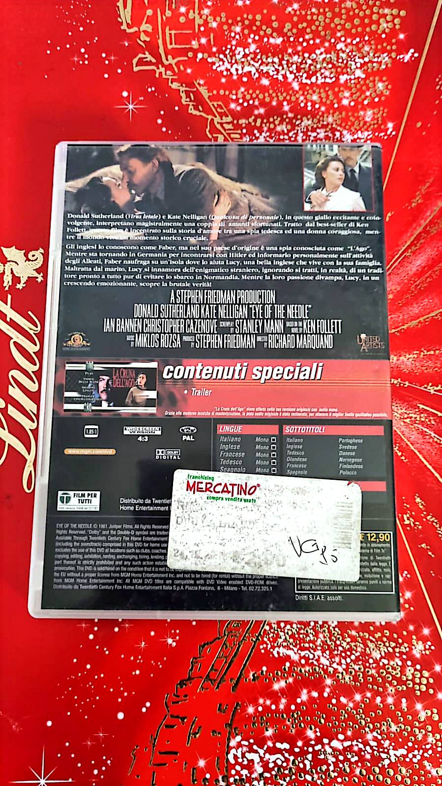 Dvd La Cruna Dell'ago