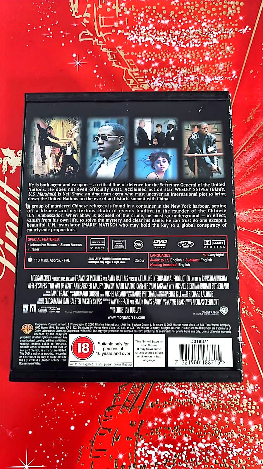 Dvd Wesley Snipes The Art Of War