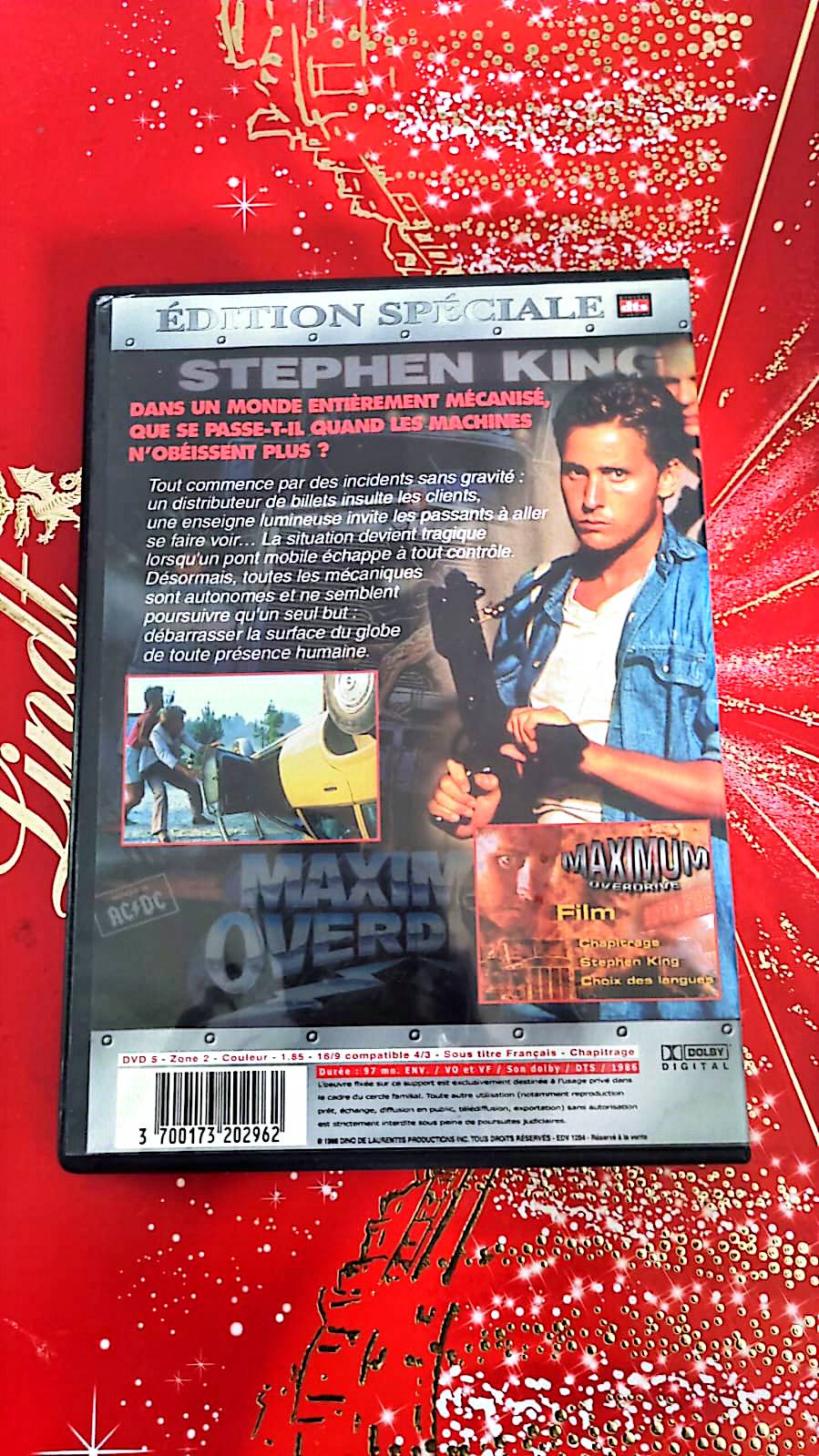 Dvd Stephen King Maximum Overdrive