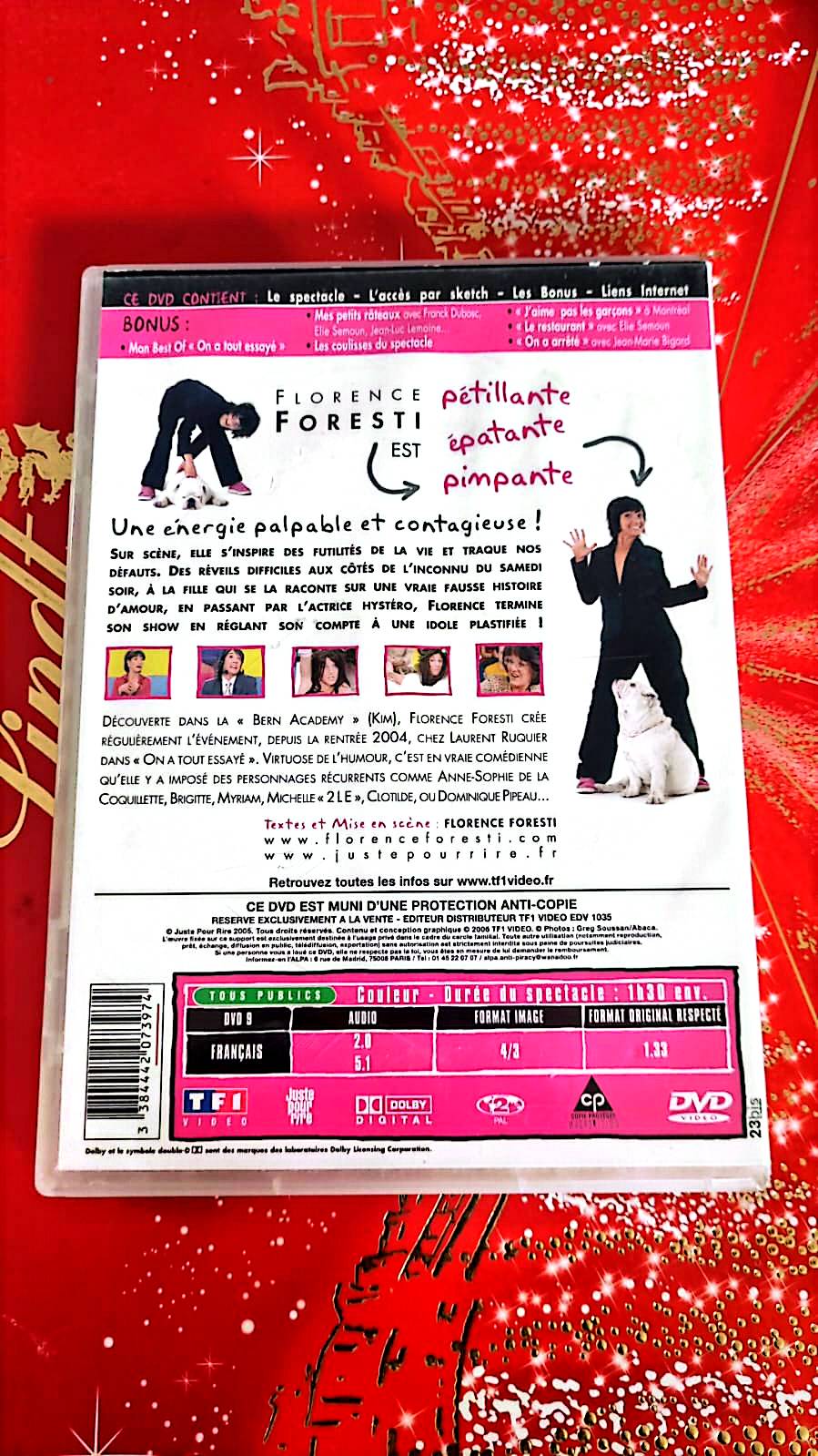 Dvd Florence Foresti Fait Des Sketchs A La Cigale