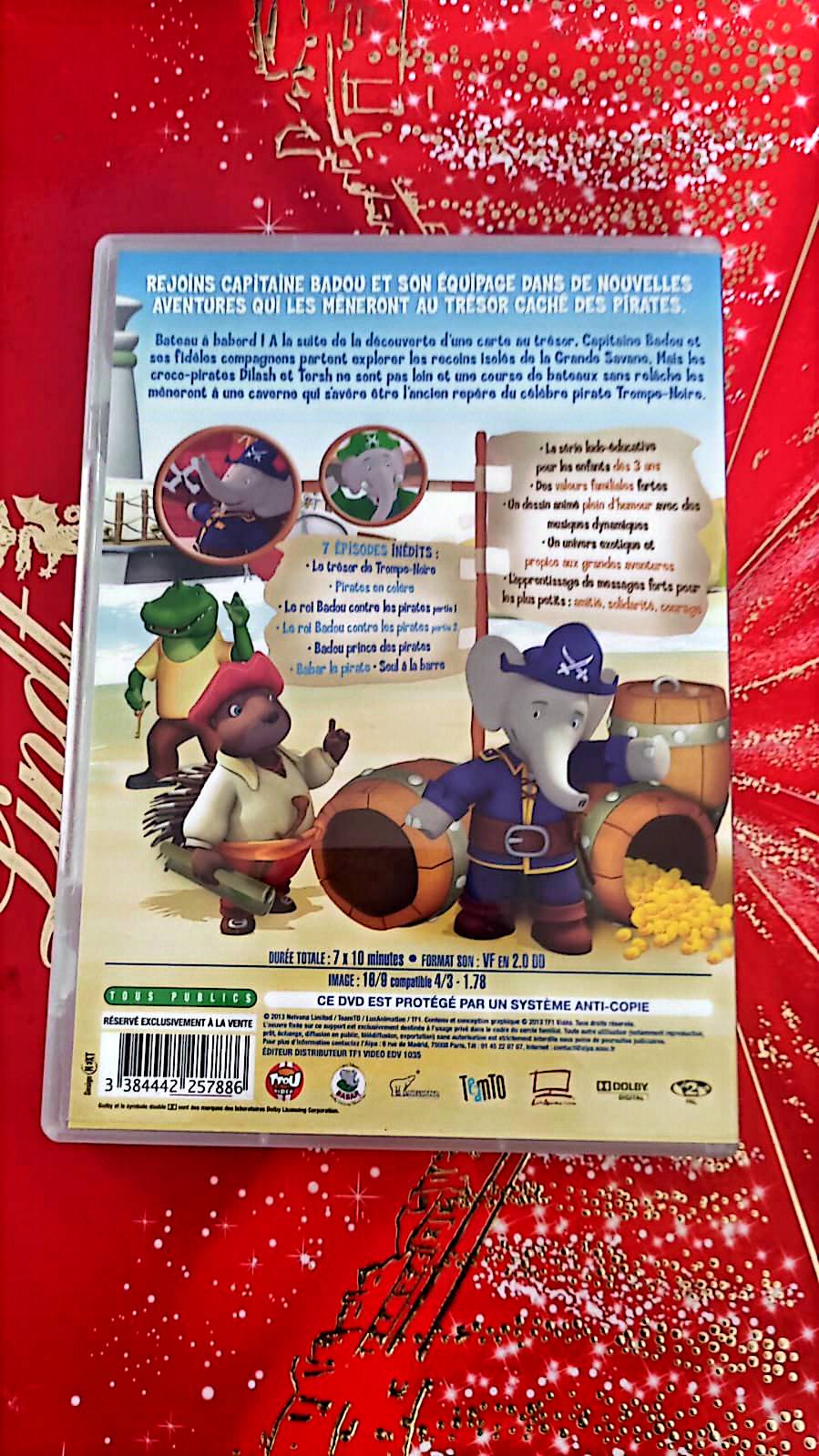 Dvd Babar Les Aventures De Badou Le Trésor Des Pirates