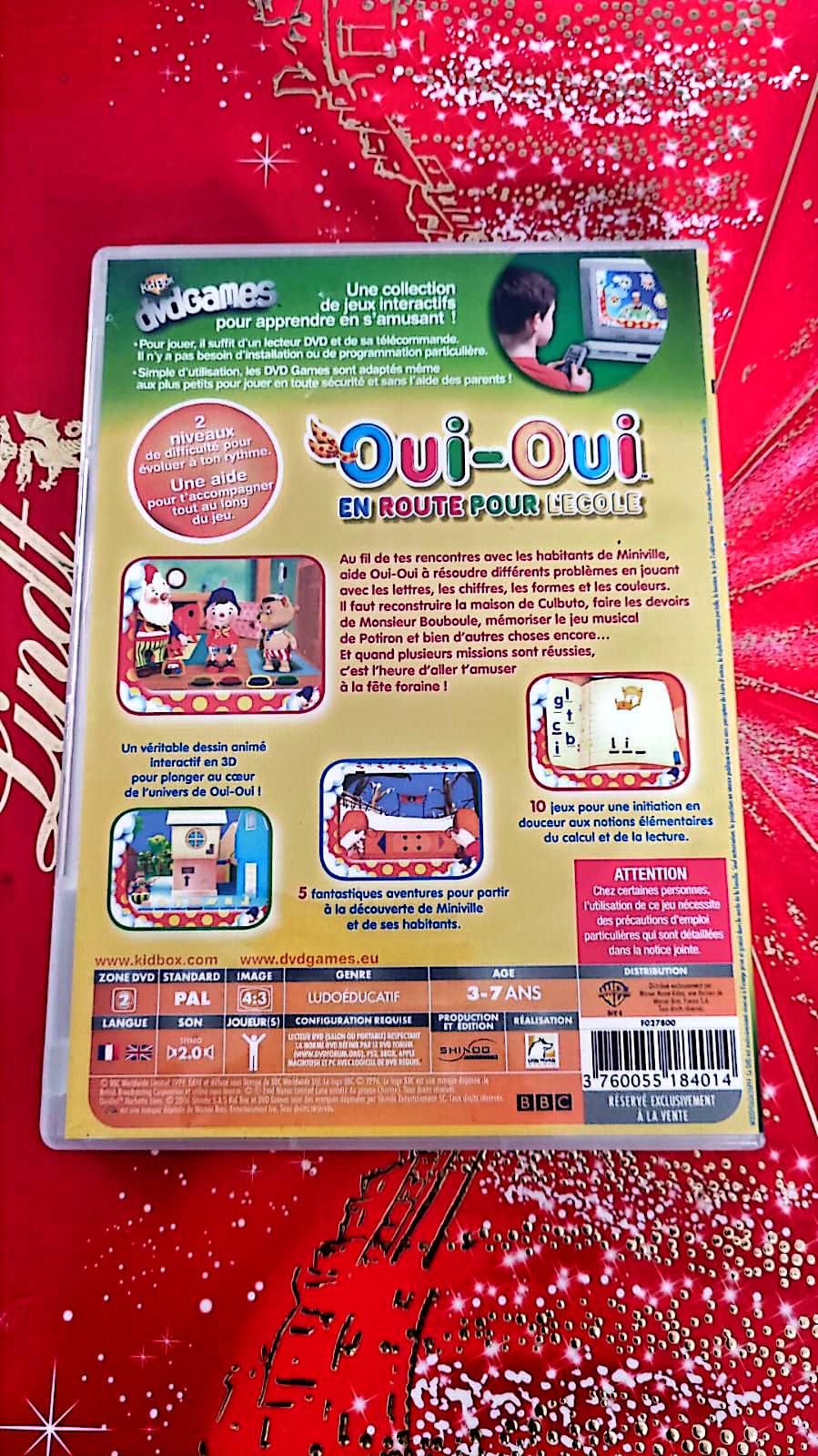 Kid Box Dvd Games Oui Oui En Route Pour L'école