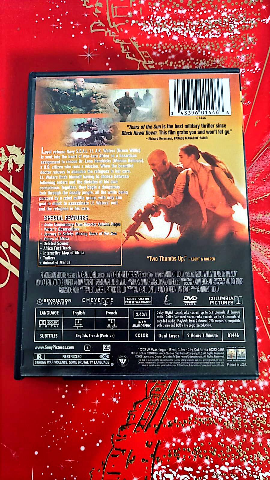 Dvd Tears Of The Sun