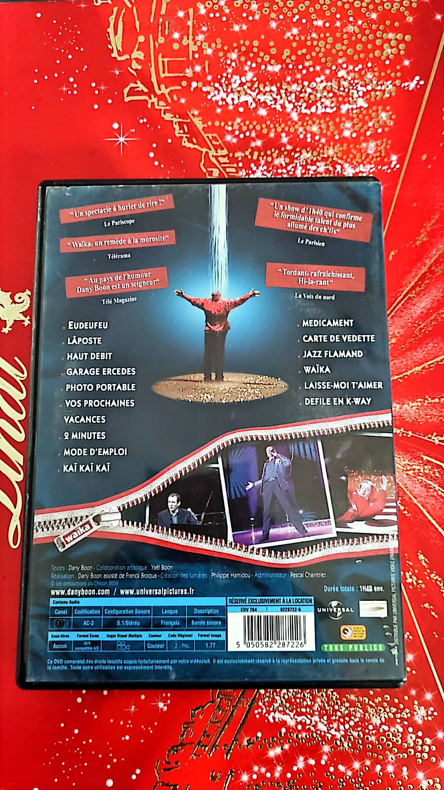 Dvd Dany Boon A Olympia