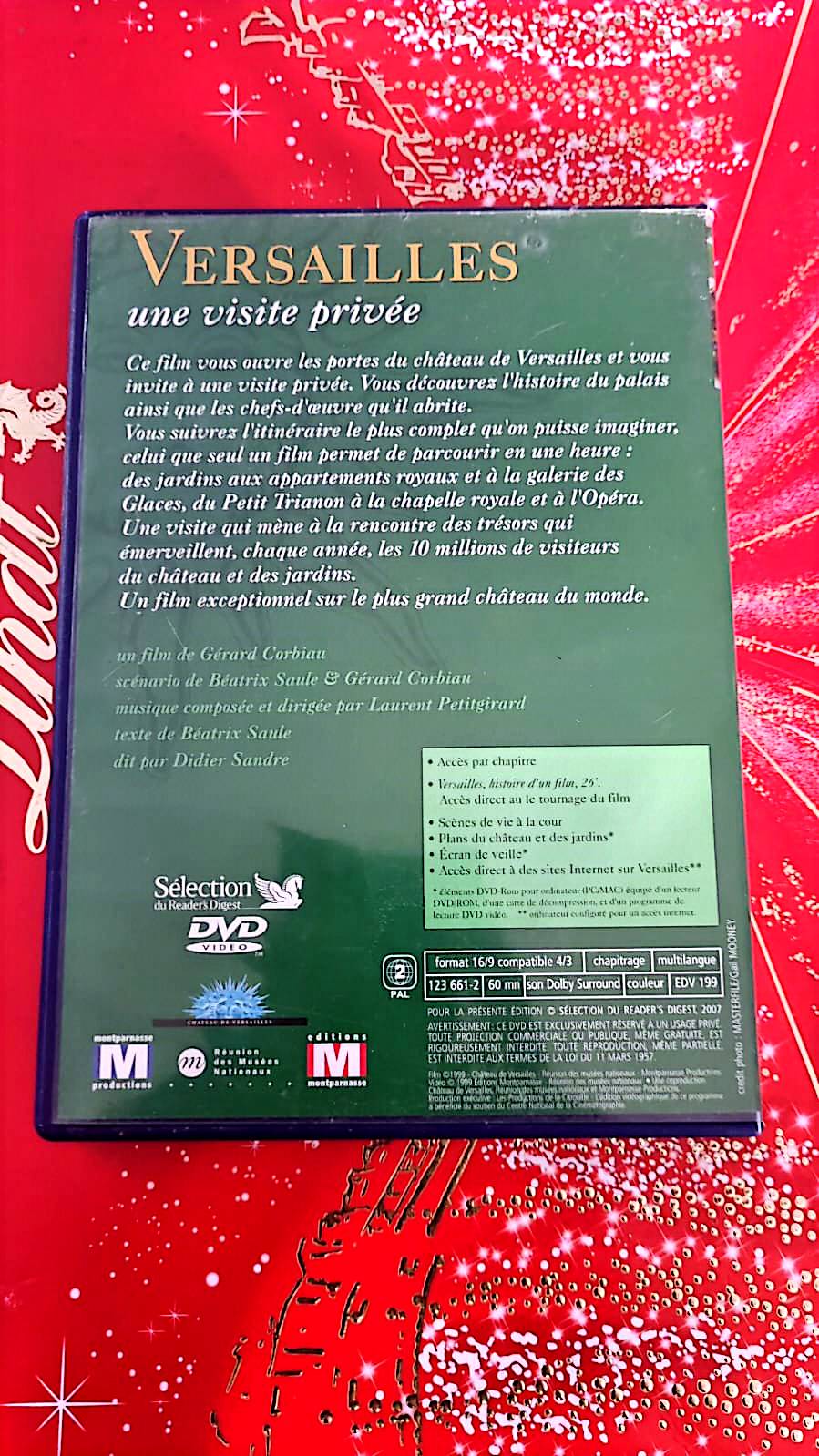 Dvd Versailles Une Visite Privée