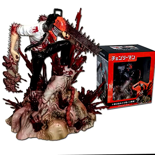 Figurine style anime – Denji « tronçonneuse » (PVC, sans boîte)