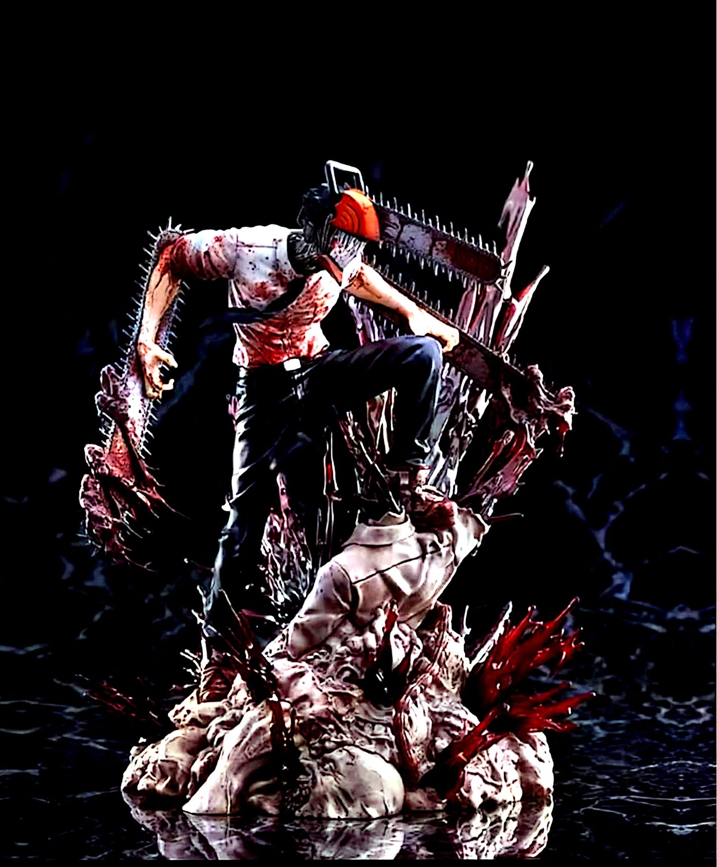 Figurine style anime – Denji « tronçonneuse » (PVC, sans boîte)