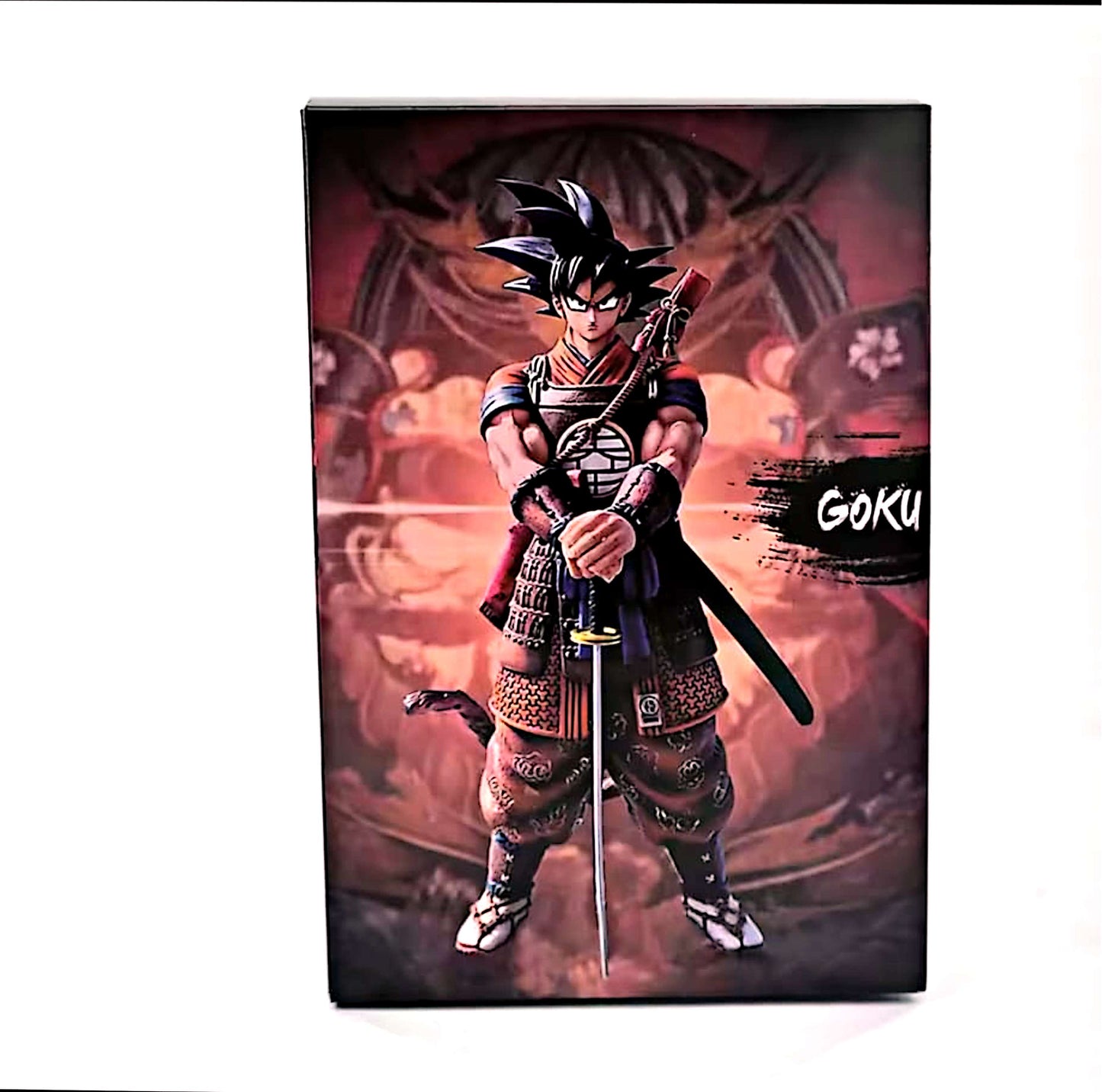 Figurine style anime – Son Goku samouraï (PVC, 18–20 cm)