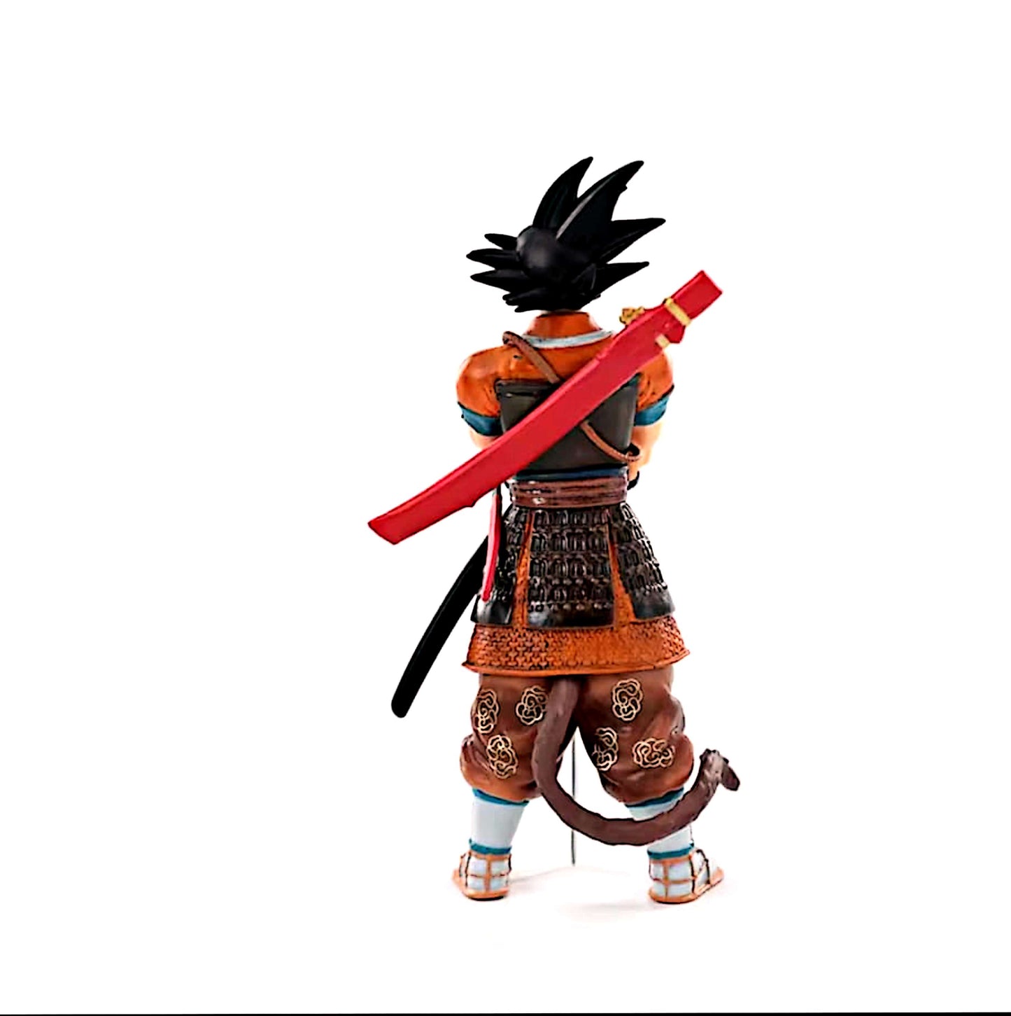 Figurine style anime – Son Goku samouraï (PVC, 18–20 cm)