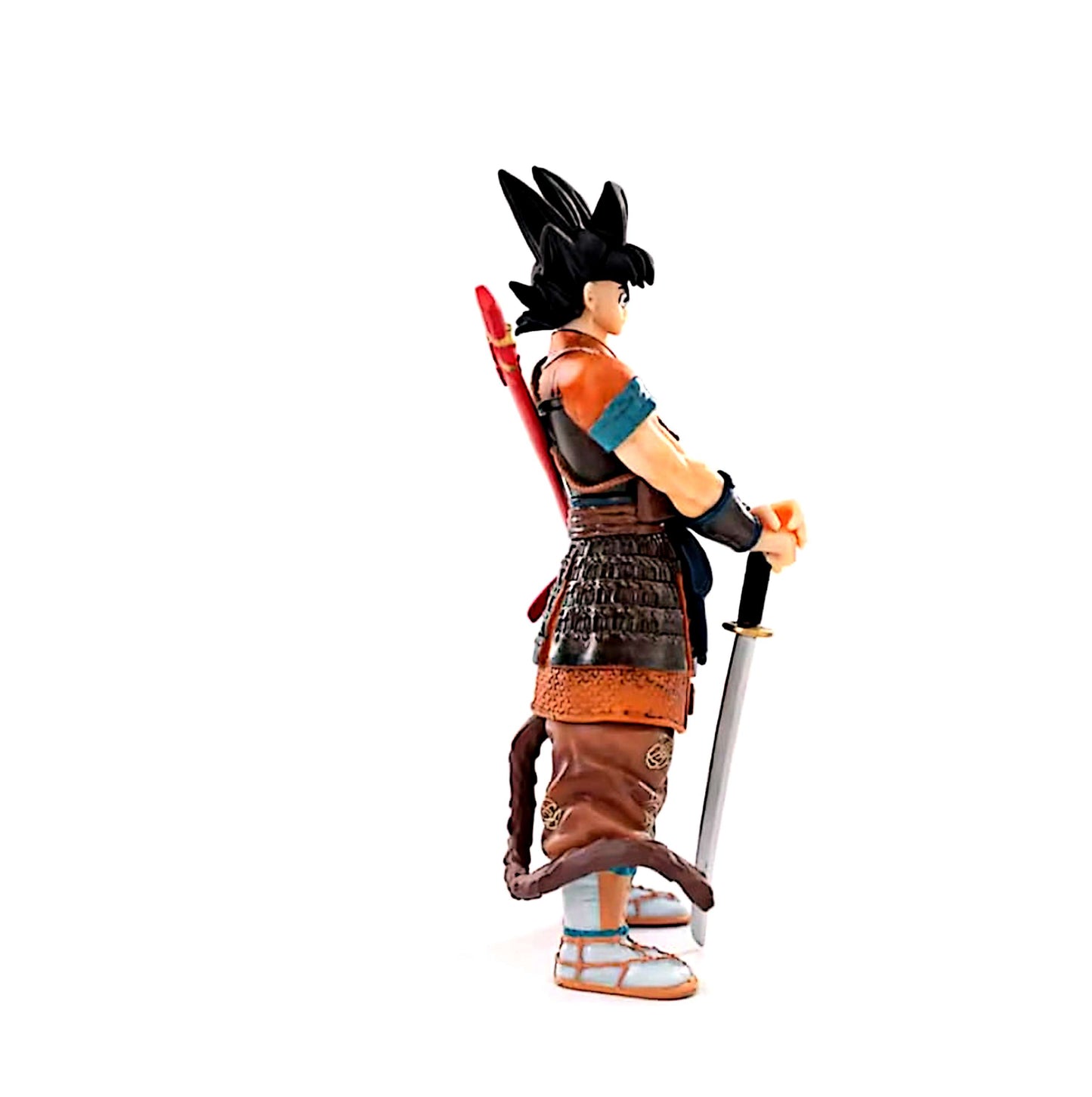 Figurine style anime – Son Goku samouraï (PVC, 18–20 cm)