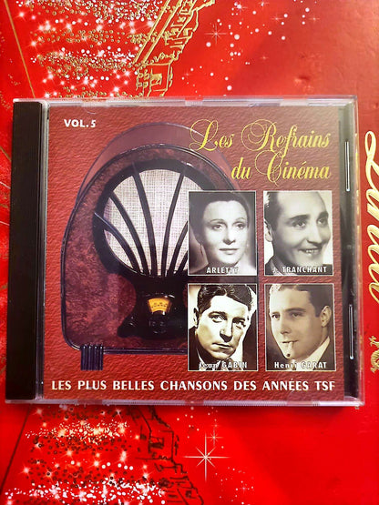 Les Refrains du Cinéma Vol. 5 – Chansons des Années TSF – CD Compilation cd audio