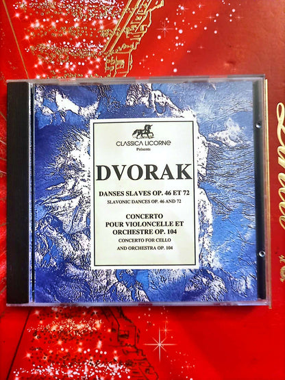 Dvořák – Danses Slaves Op. 46 & 72 – Concerto Violoncelle Op.104 – CD Classique cd audio