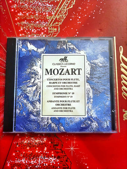 Mozart – Concertos pour Flûte, Harpe et Orchestre – Symphonie n°19 – CD Classique cd audio