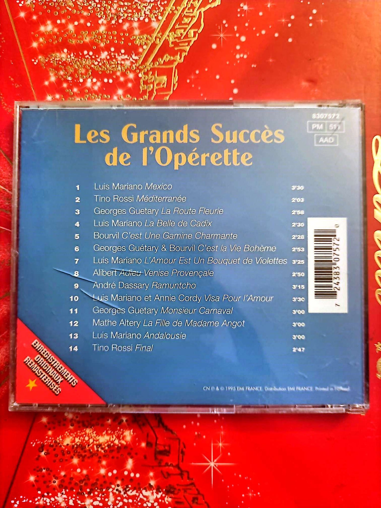 Les Grands Succès de l’Opérette – Luis Mariano, Tino Rossi, Bourvil – CD cd audio