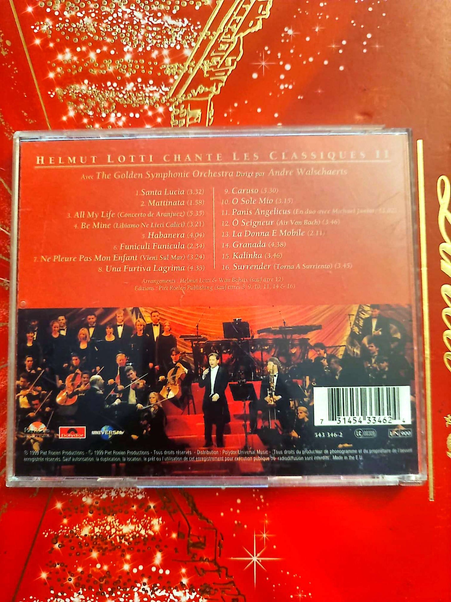 Helmut Lotti chante Les Classiques II – Avec le Golden Symphonic Orchestra – CD cd audio