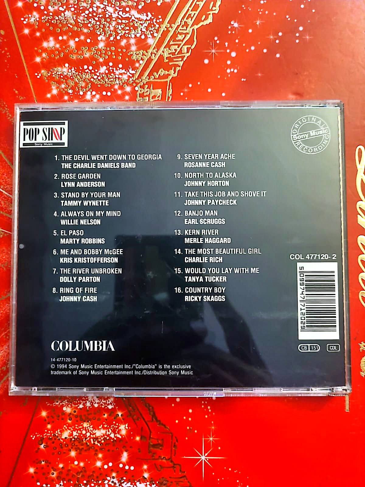 Country Chartbusters – The Devil Went Down to Georgia – CD Compilation Country cd audio