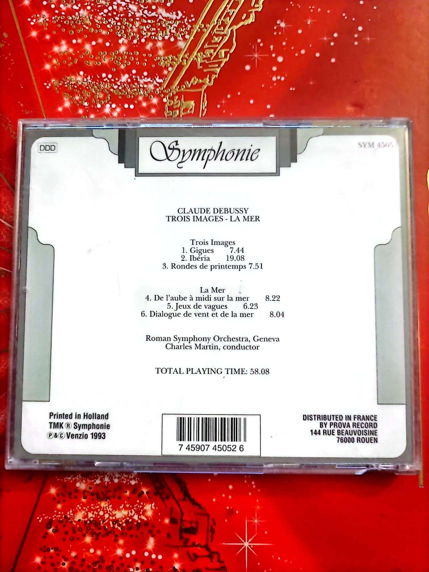 Claude Debussy – Trois Images & La Mer – Roman Symphony Orchestra – CD Classique cd audio