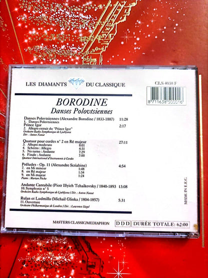 Borodine – Danses Polovtsiennes – Les Diamants du Classique – CD cd audio