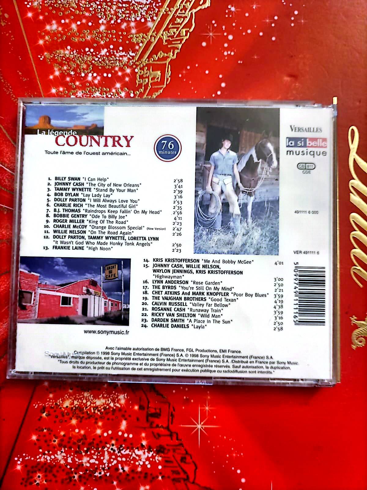 La Légende Country – Toute l’Âme de l’Ouest Américain – Compilation – CD cd audio