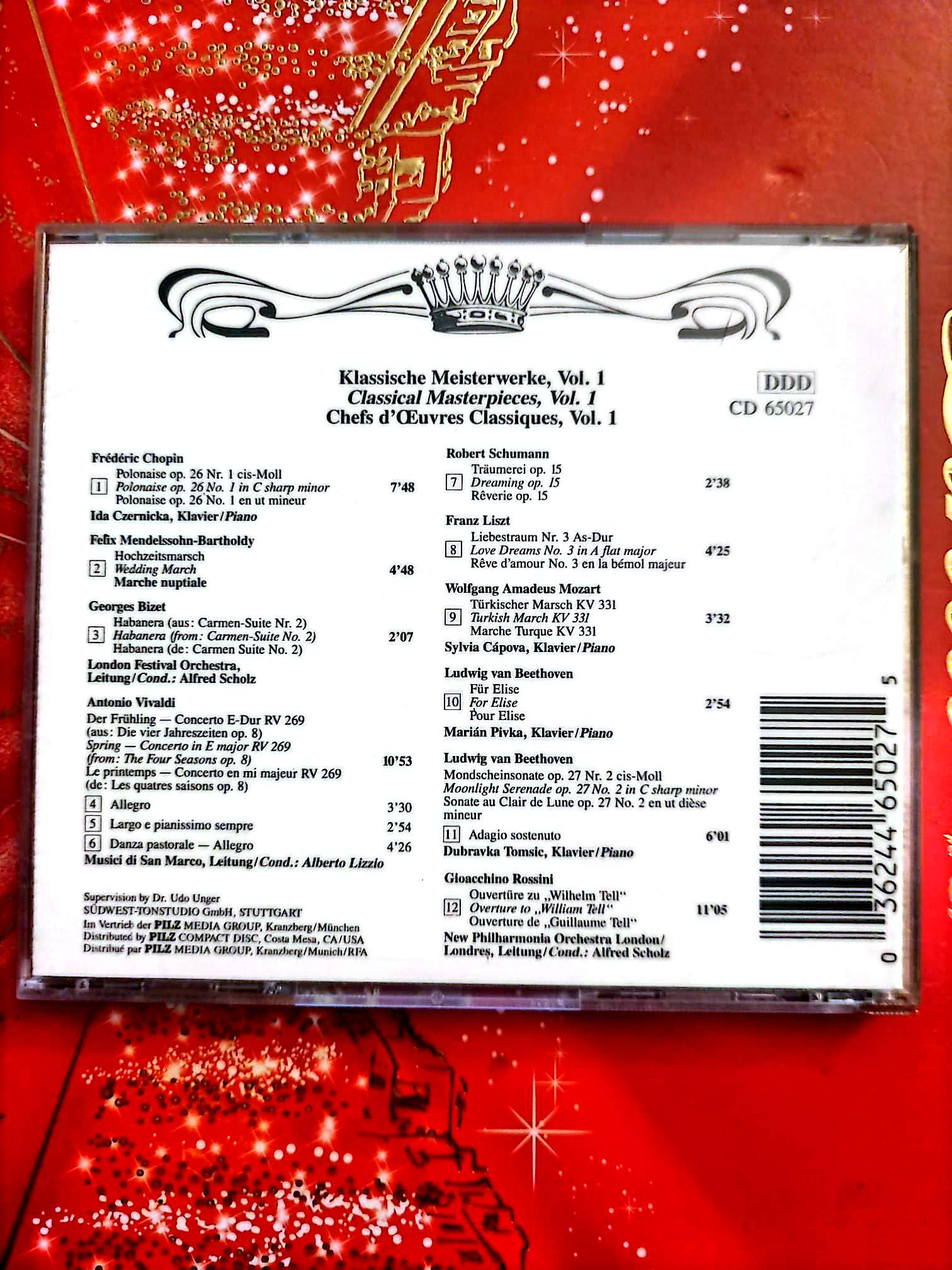 Royal Crown Classics – Klassische Meisterwerke Vol. 1 – CD Musique Classique cd audio