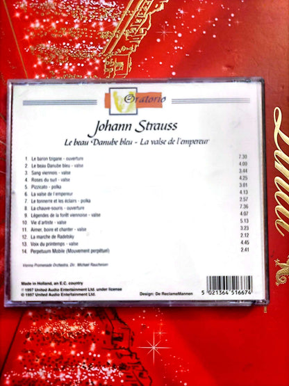 Johann Strauss – Le Beau Danube Bleu – La Valse de l’Empereur – CD Classique cd audio