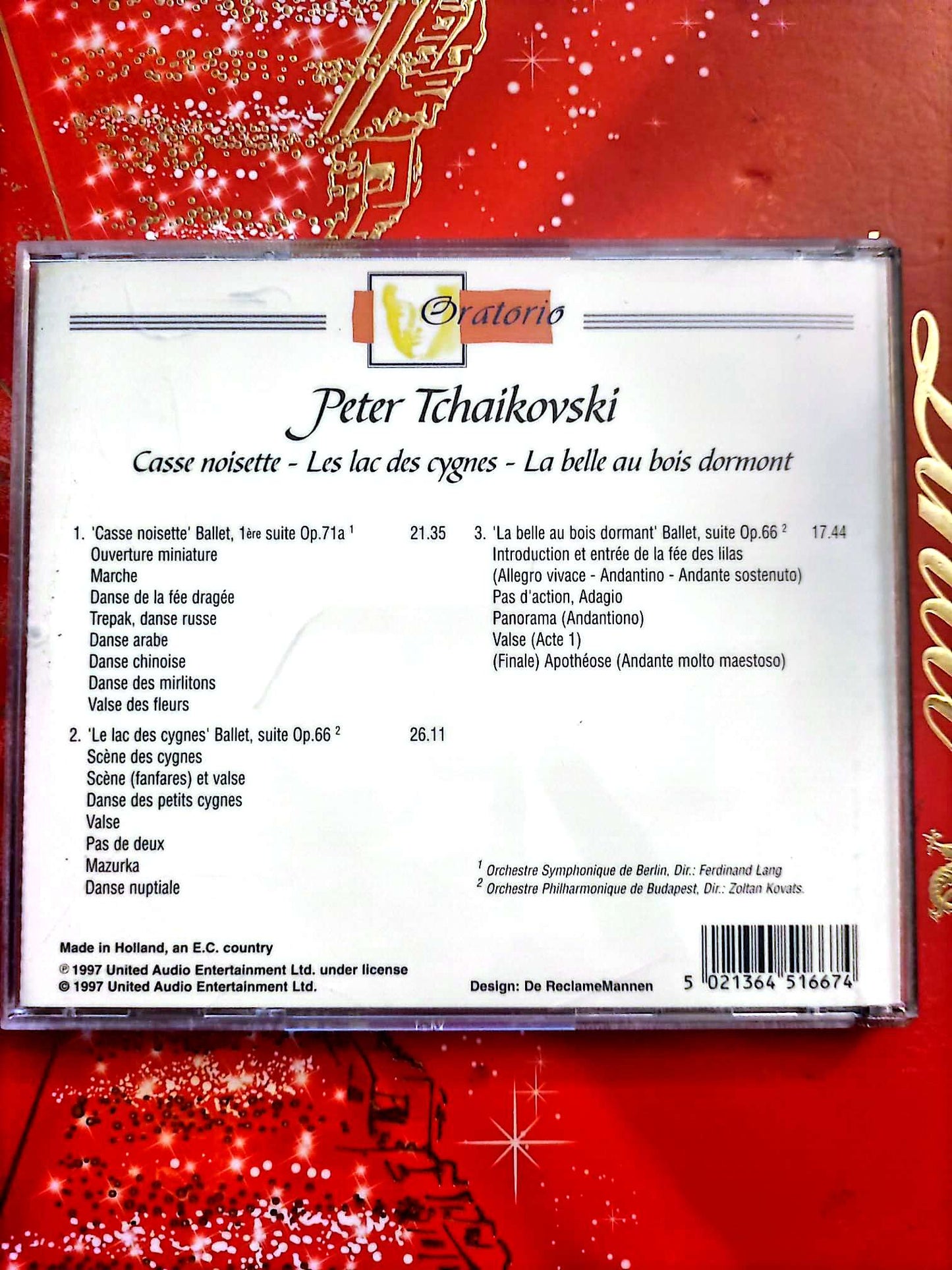 Tchaïkovski – Casse-Noisette – Le Lac des Cygnes – La Belle au Bois Dormant – CD Classique cd audio