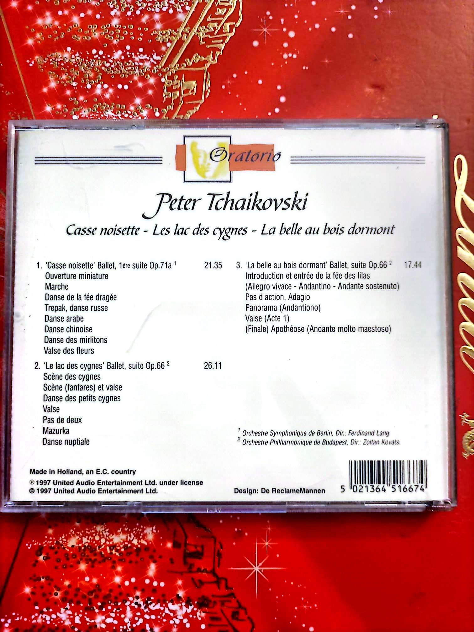 Tchaïkovski – Casse-Noisette – Le Lac des Cygnes – La Belle au Bois Dormant – CD Classique cd audio