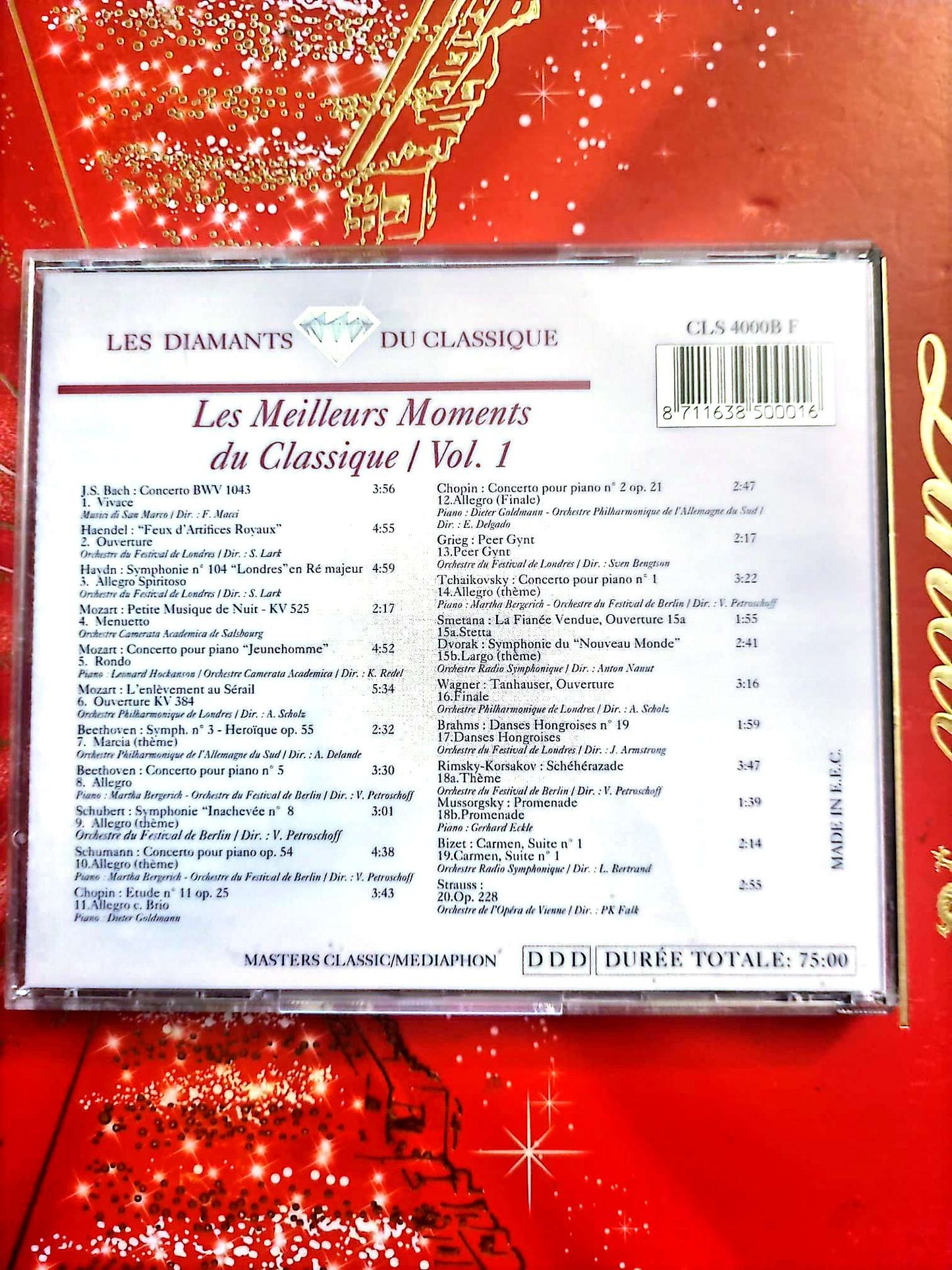 Les Meilleurs Moments du Classique – Vol. 1 – Les Diamants du Classique – CD cd audio